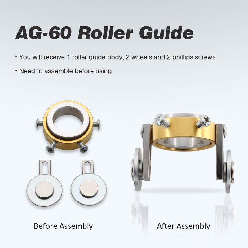 BDR AG-60 Slotted Cup Roller Guide Wheel Spacer Stand-off for CUT50 CUT50D Cut50DP Cut60 LGK60 Plasma Cutter AG60 / SG55 Plasma Cutting Torch Consumables 1PK - Image 4